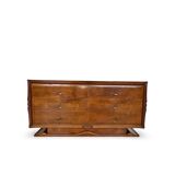 An art deco Italian chest of drawers, Italy 1950s