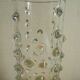 Vase verre moulé pointes