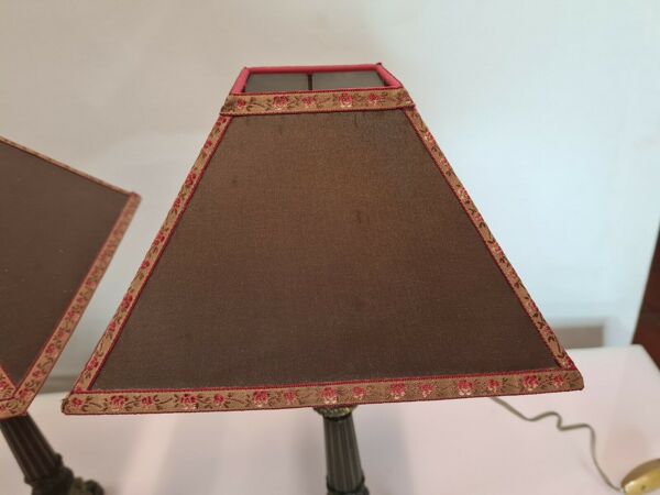 Lampes de table de style empire en bronze