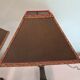 Empire style bronze table lamps