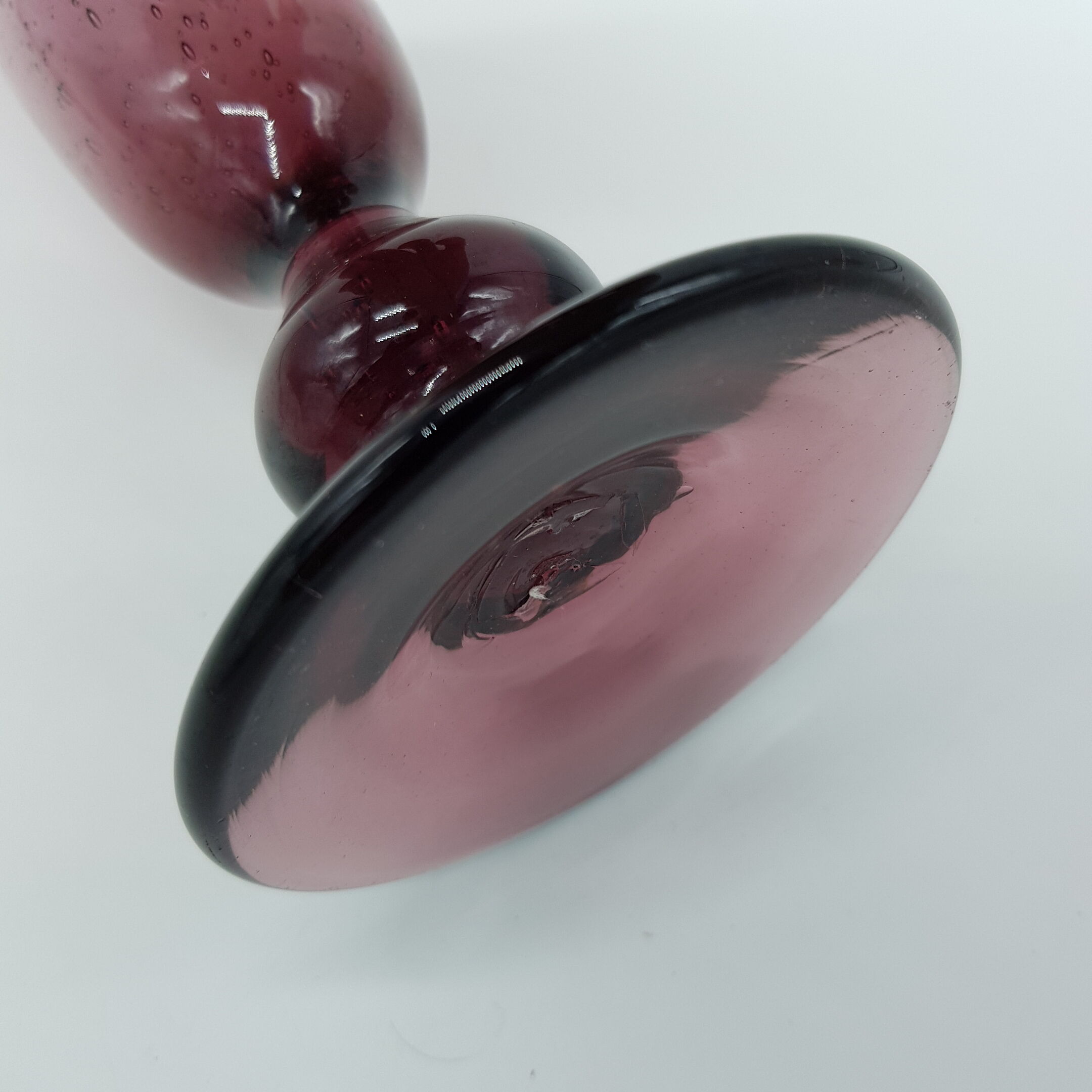 Riom France blown glass vase