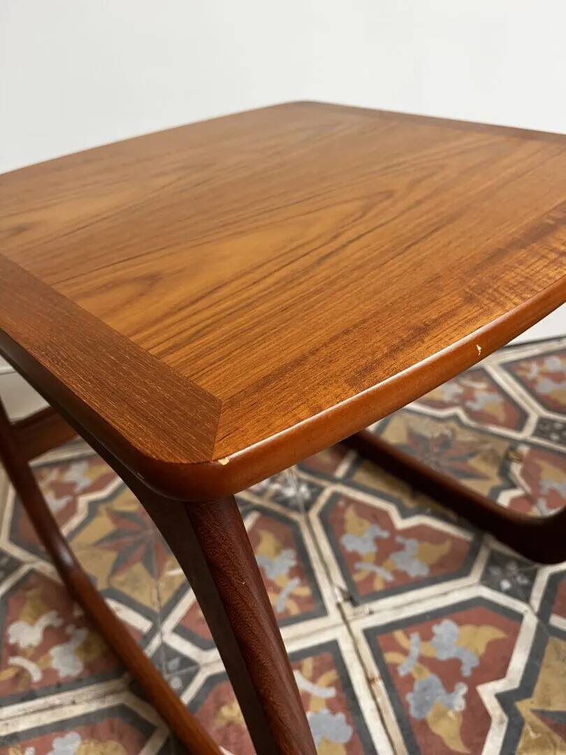 Teak nesting tables – Nathan Furniture, UK