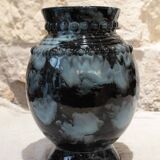 Blanche Letalle 'Night Sky' Vase (1901-1990), Saint Clément earthenware factory