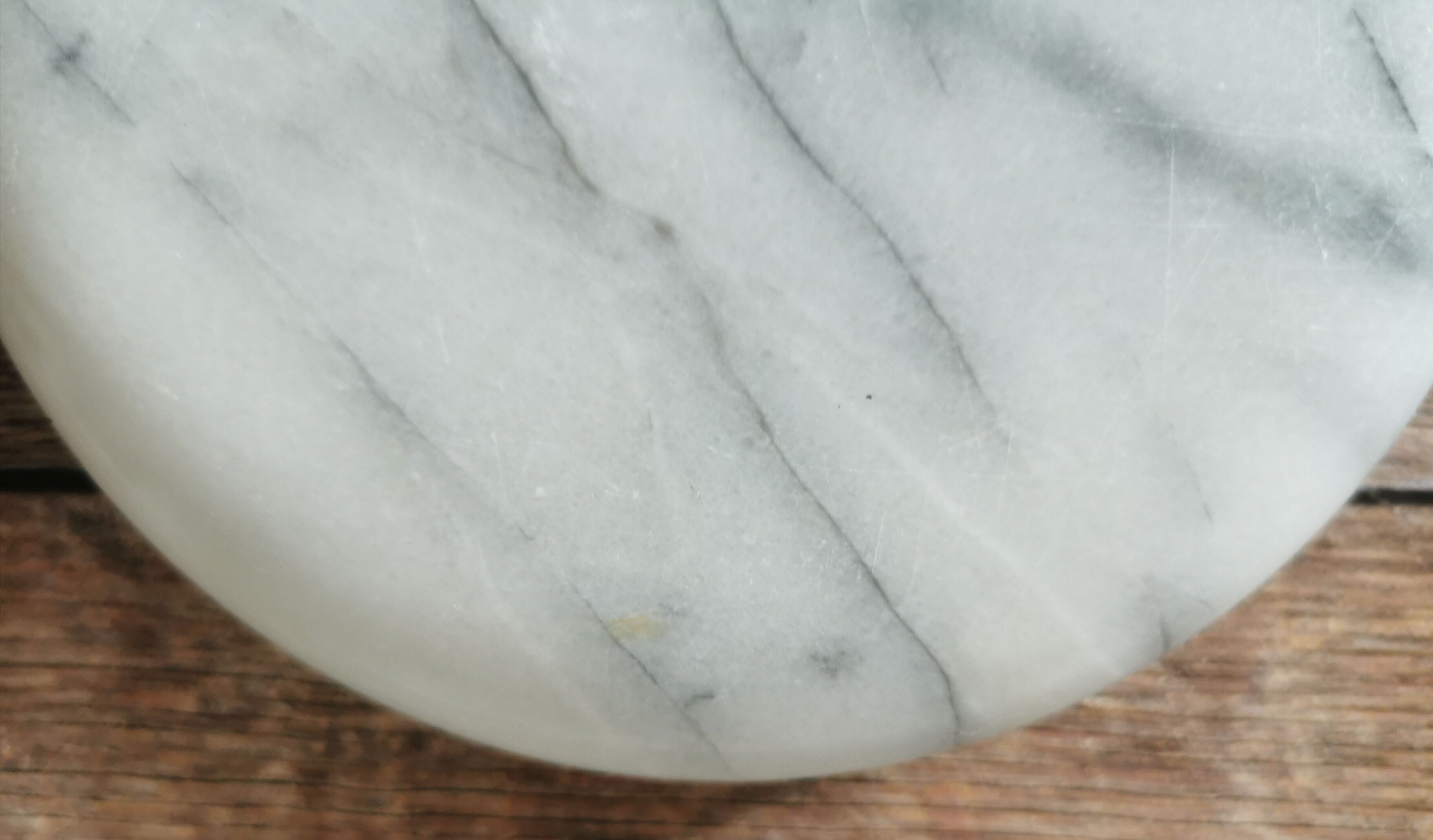 Ashtray and marble under glass