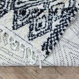 Handmade wool berber rug 245 x 145 cm