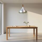 Scandinavian metal hanging lamp