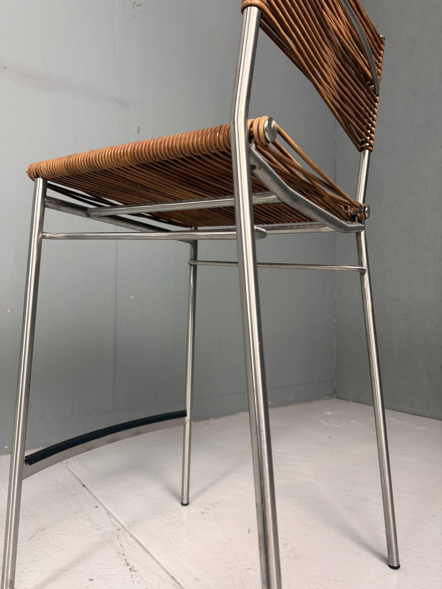 Ensemble de quatre tabourets de bar "Miss B", Tito Agnoli, Italie, 1997