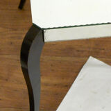 Mirror Art Deco coffee table - curved feet