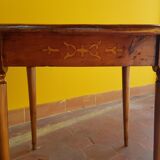 Marquetee painted low table