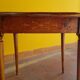 Table basse en marqueterie  vernie