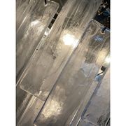 Lustre contemporain à bandes "listelli Alabastro" en verre de Murano