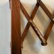 Scandinavian teak scissor lamp