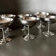 Vintage dessert bowls Inox - Set of 10