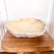 Large ashtray dish made of marbled alabaster.