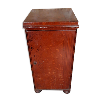 Metal boat cabinet & faience sink