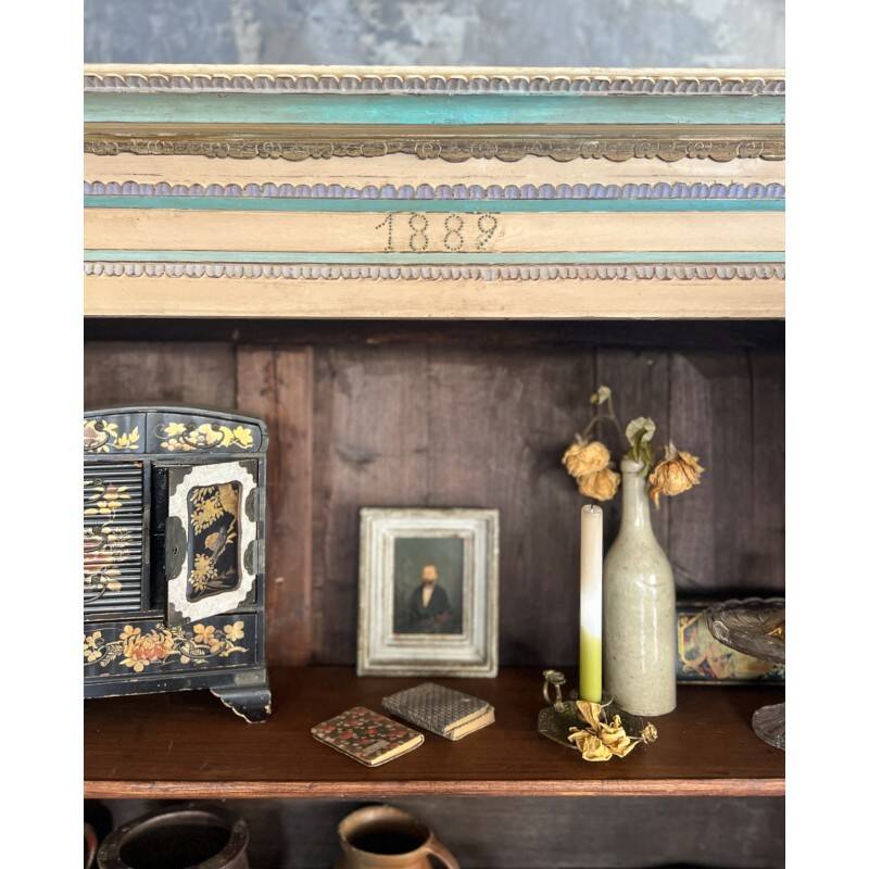 Painted antique wardrobe