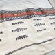 Cuverture plaid antique peul