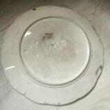 Assiette en barbotine