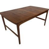 Table basse scandinave en teck massif par Yngvar Sandström - 1960