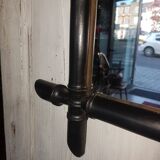 Black bamboo mirror 57x72cm