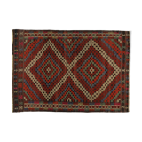 Anatolian handmade kilim rug 252 cm x 172 cm