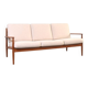 Mid-Century Danish Teak & Wool Sofa by Grete Jalk for France & Søn