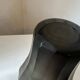 Vintage frosted grey vase