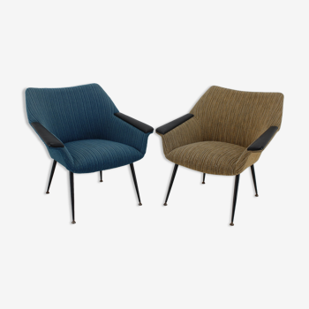 Paire de fauteuils des années 1960, Italie