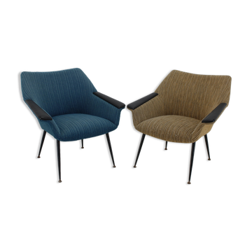 1960s Pair of Armchairs, Italy
