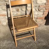 Folding cannage chair