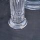 Set of 3 Daum crystal vases model Cythère from the 80s