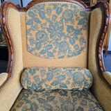 Louis XVI bergère armchairs, late 19th - early 20th century
