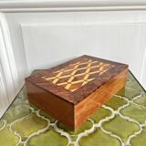 Wooden marquetry box