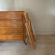Chaise cannée pliante vintage
