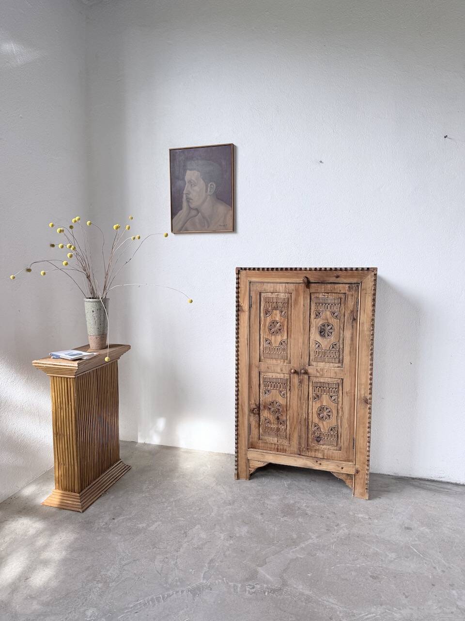 Small cabinet in folk art style