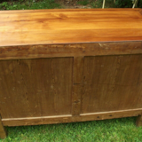 Old chest of drawers in walnut period restoration