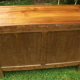 Old chest of drawers in walnut period restoration