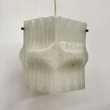 Mid-Century ice lucite pendant lamp , 1970s