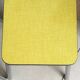 Set of 2 vintage yellow Formica stools