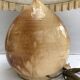 Former lamp Louis Thiam Nancy ceramics beige - abat-day vintage white fabric