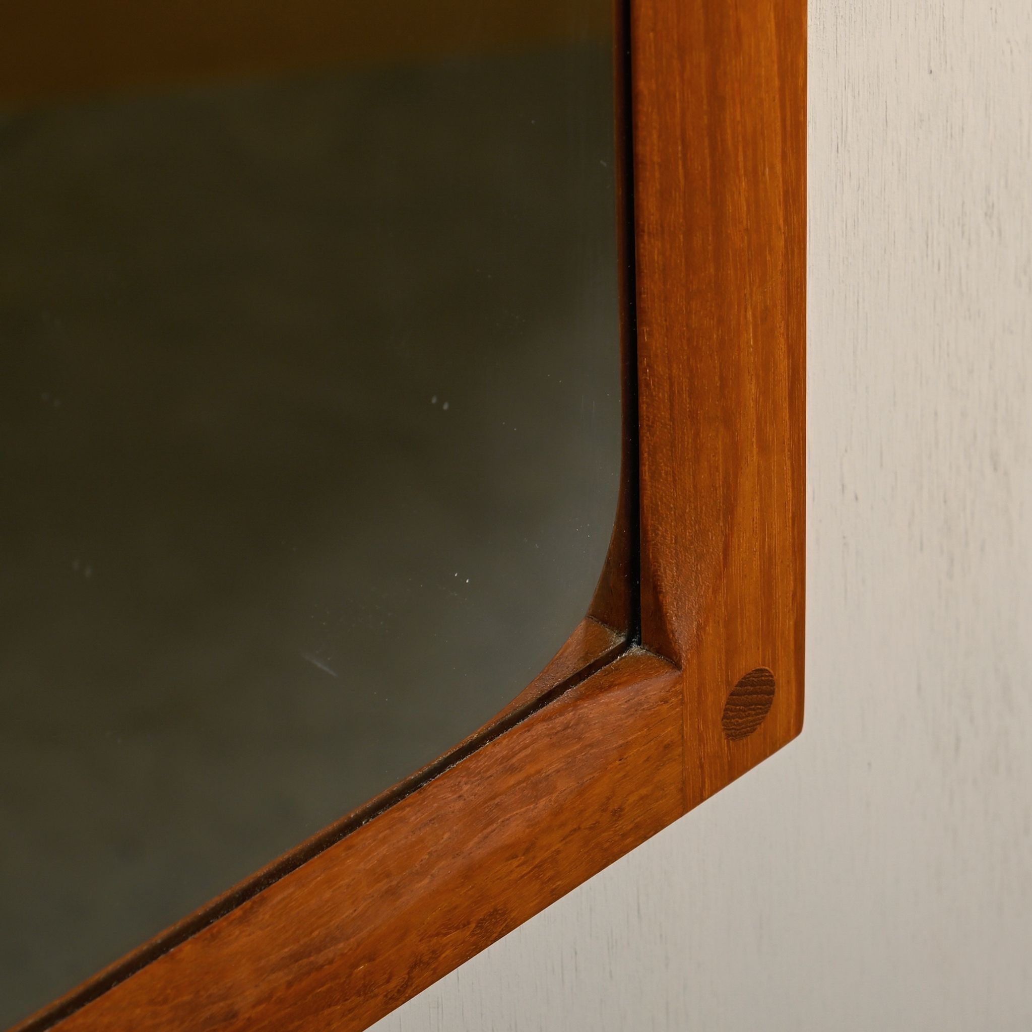 Kai Kristiansen Wall Mirror Model 166 in Teak for Aksel Kjersgaard, 1960s