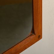 Kai Kristiansen Wall Mirror Model 166 in Teak for Aksel Kjersgaard, 1960s