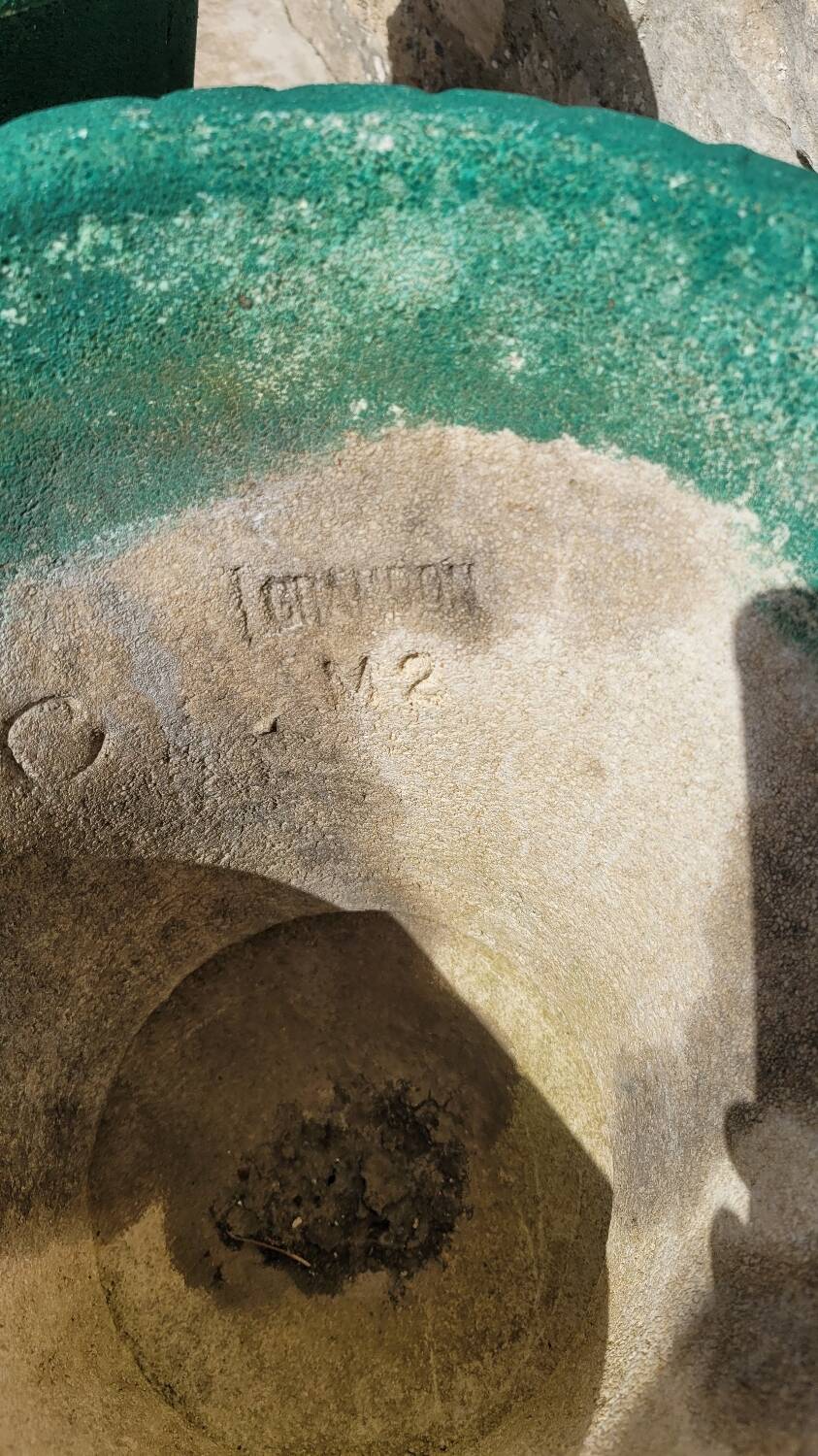 Pair of Medici Vases in old reconstituted stone 1950s