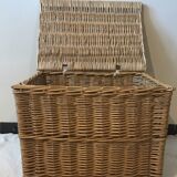 Wicker toy box