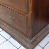 Armoire coloniale bois exotique XlX