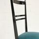 Pair of Italian high-backed chairs, 1950s