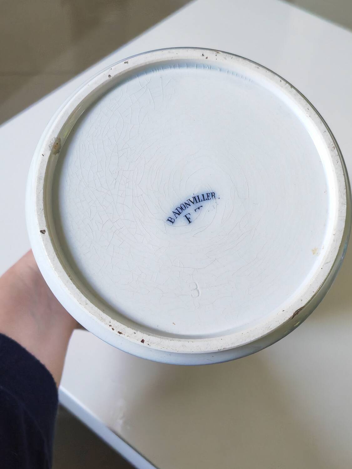 Badonviller pitcher in iron earth