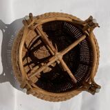 Rattan wicker stool