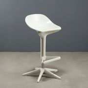 Kartell Spoon stool, vintage design, Antonio Citterio, 2000s