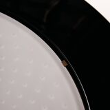 Metal and glass ceiling lamp